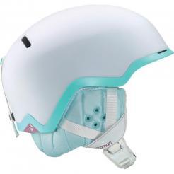 Dámská lyžařská helma (přilba) Salomon Shiva White Matt / Green 