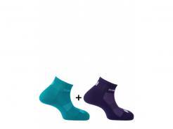 Unisex ponožky Salomon Active 2 Pack Teal Blue / Nightshade 
