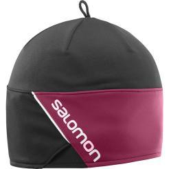 Dámská čepice Salomon RS Beanie Black / Beet Red 