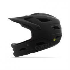 Cyklistická přilba (helma) GIRO Switchblade MIPS Mat Black/Glos Black  