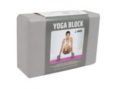 YATE YOGA Block - 22,8x15,2x7,6 cm šedý 