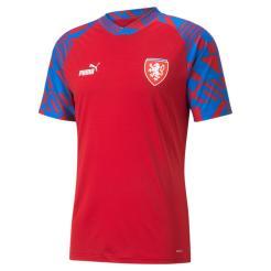 Pánský dres s krátkým rukávem Puma FACR PREMATCH JERSEY 